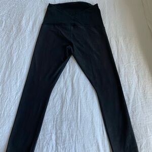 Ingrid and Isabel faux leather maternity leggings